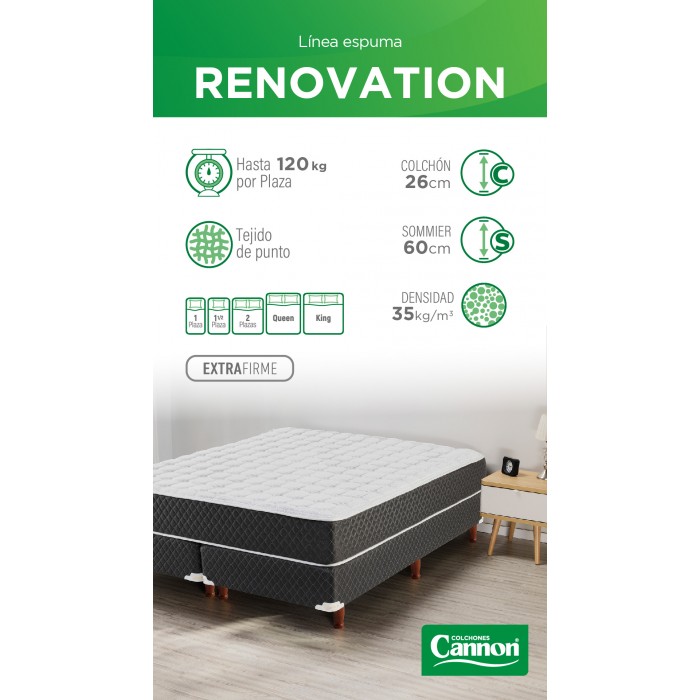 Conjunto Cannon Renovation 180x200