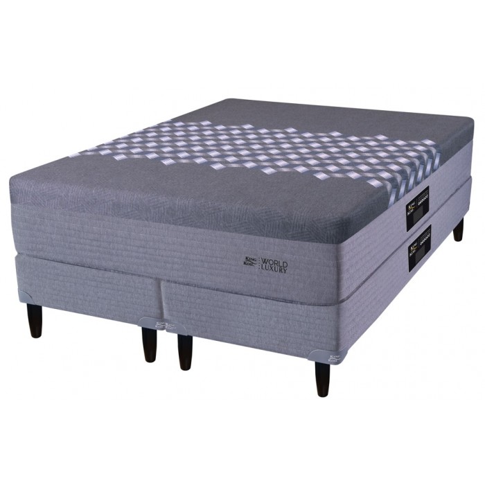 Conjunto King Koil, Kingsbury, Resorte c/pillow 200x200
