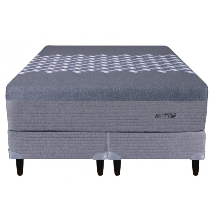 Conjunto King Koil, Kingsbury, Resorte c/pillow 200x200