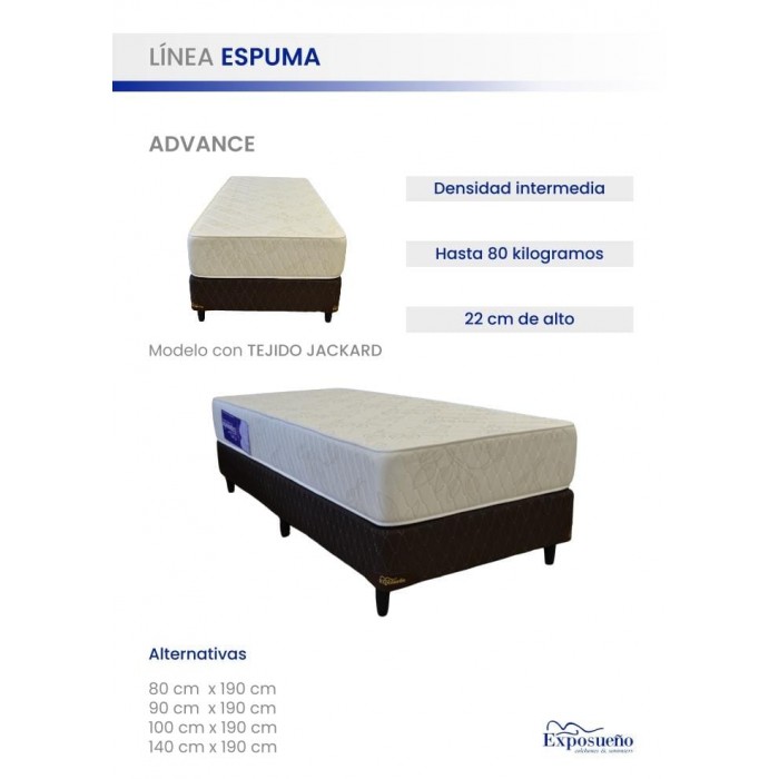 Conjunto Exposueño Advance 90x190