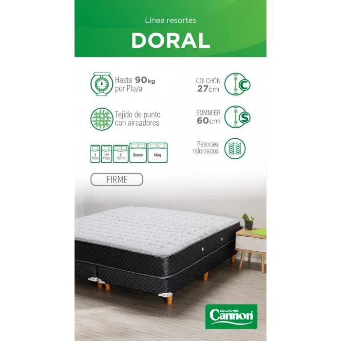 Conjunto Cannon Doral 160x200